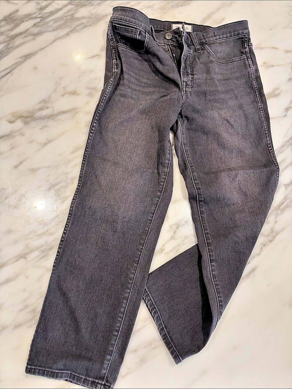Madewell Roadtripper Skinny Jeans in Gray Waist 29 Like New